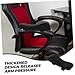 HOMSFOU 1pair Comfortable Chair Armrest Pads Ergonomic Desk Arm Rest Covers for Office Gaming Chairs Memory Cushion Breathable Material Fit for All Armrests