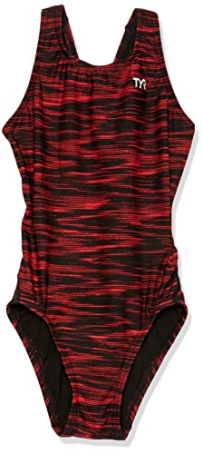 TYR Maillot de Bain Rouge Fizzy Une pièce Durafast Elite Maxfit pour Fille 22