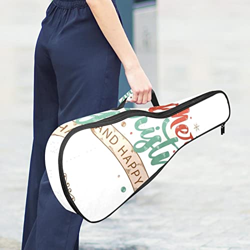 Housse ukulélé soprano imperméable avec pochette de rangement zippée