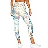 Jessica-Simpson-Sportswear-Womens-Aiden-High-Rise-Capri-Legging Jessica Simpson Sportswear Women's Standard Aiden High Rise Capri Legging, Ice Green Tidal Wave Tie Dye, Large