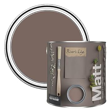 Rust-Oleum Colours Matt Emulsion Wall and Ceiling Paint - Rivers Edge 2.5L