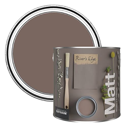 Rust-Oleum Colours Matt Emulsion Wall and Ceiling Paint - Rivers Edge 2.5L