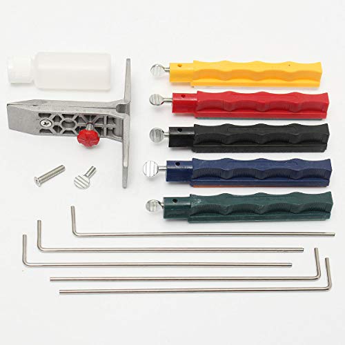 5-Stone Sharpening System Professional Knife Sharpener Precision Knife Sharpening Kit 5-Stone Sharpening System Professional Knife Sharpener Precision Knife Sharpening Kit
