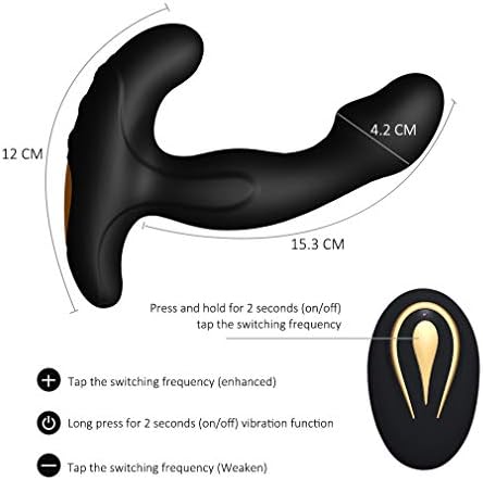 12 Powerful Speed Vibration Rechargeable Stimulator Massaging Toys for Men Self Pleasure Adults Toys,T-Shirt