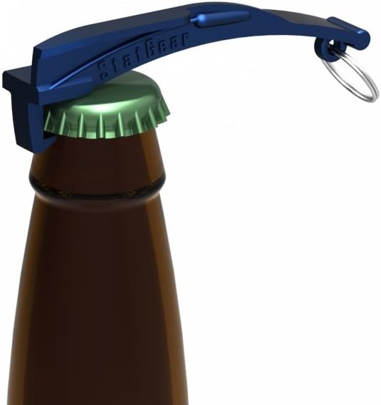 StatGear Laryngoscope Bottle Opener Keychain Keyring Chrome - Anesthesiologist Anaesthetist CRNA RN Nurse Nursing Doctor MD EMS EMT Gift Key Chain Ring