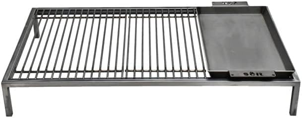 Griglia argentina con moduli in ferro rimovibili - Iron Argentina Grill - BBQ Parrilla Asado- Sor pampa grill (Grill con piastra in ferro)