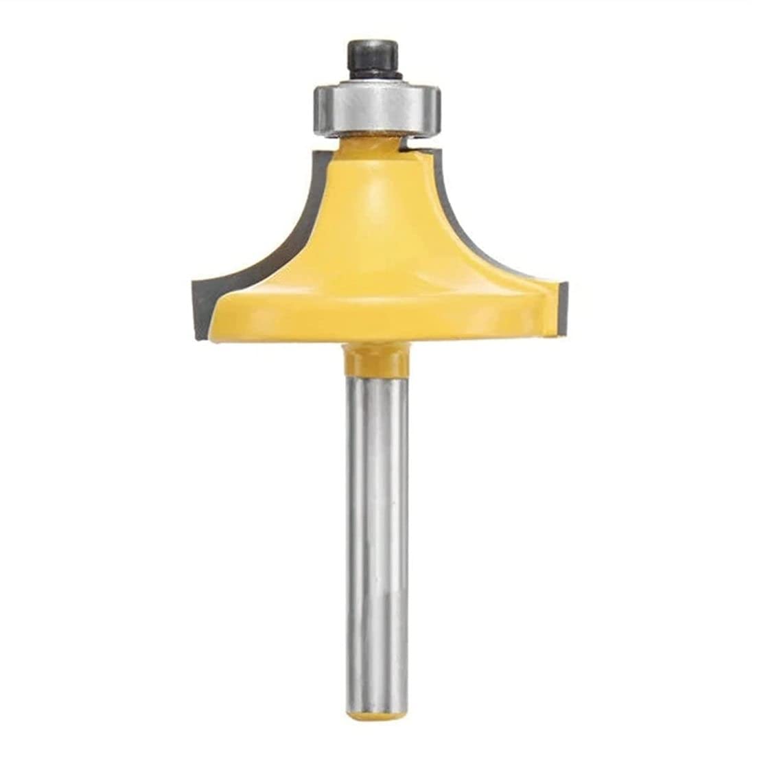 NIDONE Router Bit Set, 1/4 Inch Shank, 3/4 Inch Radius Carbide Round Over Edging Bit, Woodworking Cutter