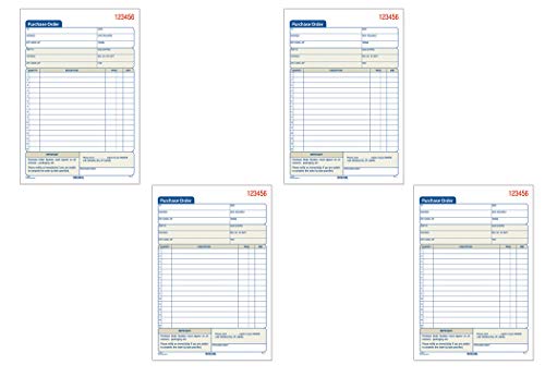 Carnet de commande sans carbone Adams, parfait pour les ventes sur les marchés