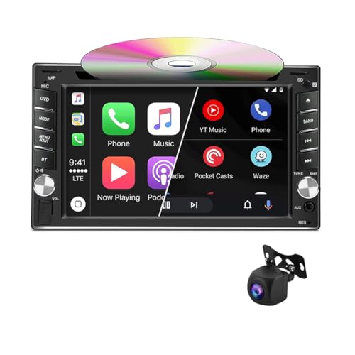 Carplay cablato/wireless e Android Auto: l'autoradio supporta la funzione Wireless Carplay e Wireless Android Auto, si connette al telefono cellulare, accede alla rubrica del telefono cellulare, alla posta, alle notifiche, alla navigazione della mappa, alla musica, ai video e ad altre informazioni e realizza il controllo vocale.