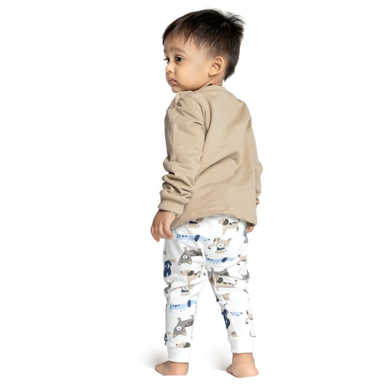 Image of Real Basics Unisex Cotton Fleece Full Sleeve Track Suit for Boys & Girls