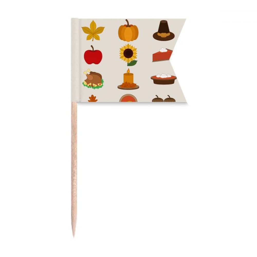 Gâteau de fête Thanksgiving et plaque de fromage avec cure-dent d'habitudes alimentaires