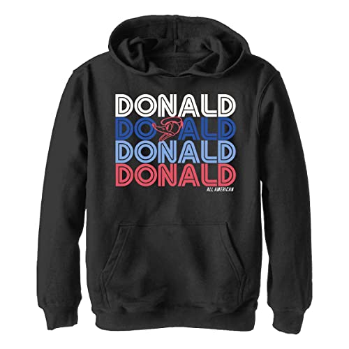 Pull à capuche en polaire Donald Disney pour ne plus avoir froid avec style en taille S noir