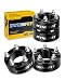 dynofit 5x4.5 to 5x4.5 Wheel Spacers for Jeep XJ KJ KK TJ ZJ KJ KK, (Set of 4) 5x114.3 2"(50mm) 82.5mm 1/2-20 Forged Solid 5 Lugs Wheel Spacer for Ford Explorer Mustang Falcon Ranger and More