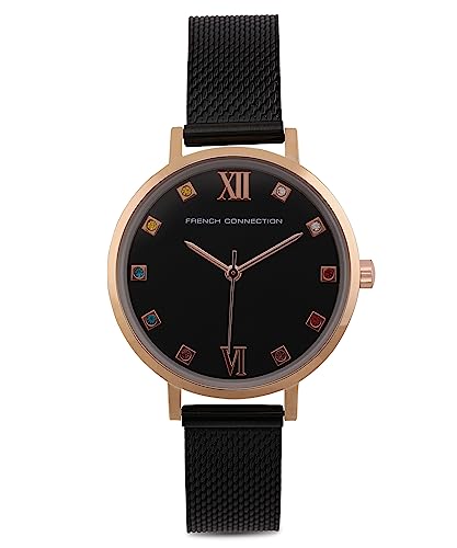 French Connection Spring-Summer 2023 Analog Black Dial Womens Watch-FCN00068H (B0C6GWXX49) Amazon Price History, Amazon Price Tracker