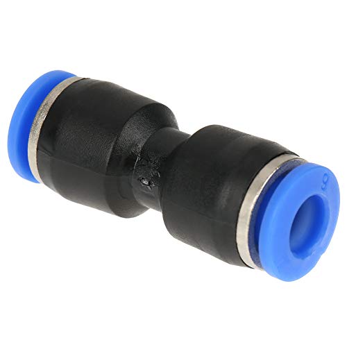 Aramox Conectores de Empuje, Accesorios de Línea de Aire de Plástico 1/4 Pulgadas, Fácil Instalación, Resistencia a Alta Presión, Ideal para Sistemas Neumáticos