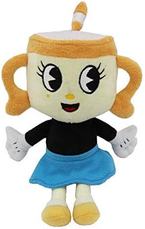 mazeshop Cuphead Ms. Chalice Plush Figure Stuffed Toy 8 Inch