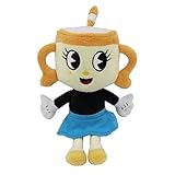 mazeshop Cuphead Ms. Chalice Plush Figure Stuffed Toy 8 Inch