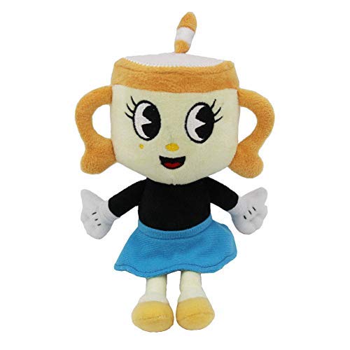 mazeshop Cuphead Ms. Chalice Plush Figure Stuffed Toy 8 Inch