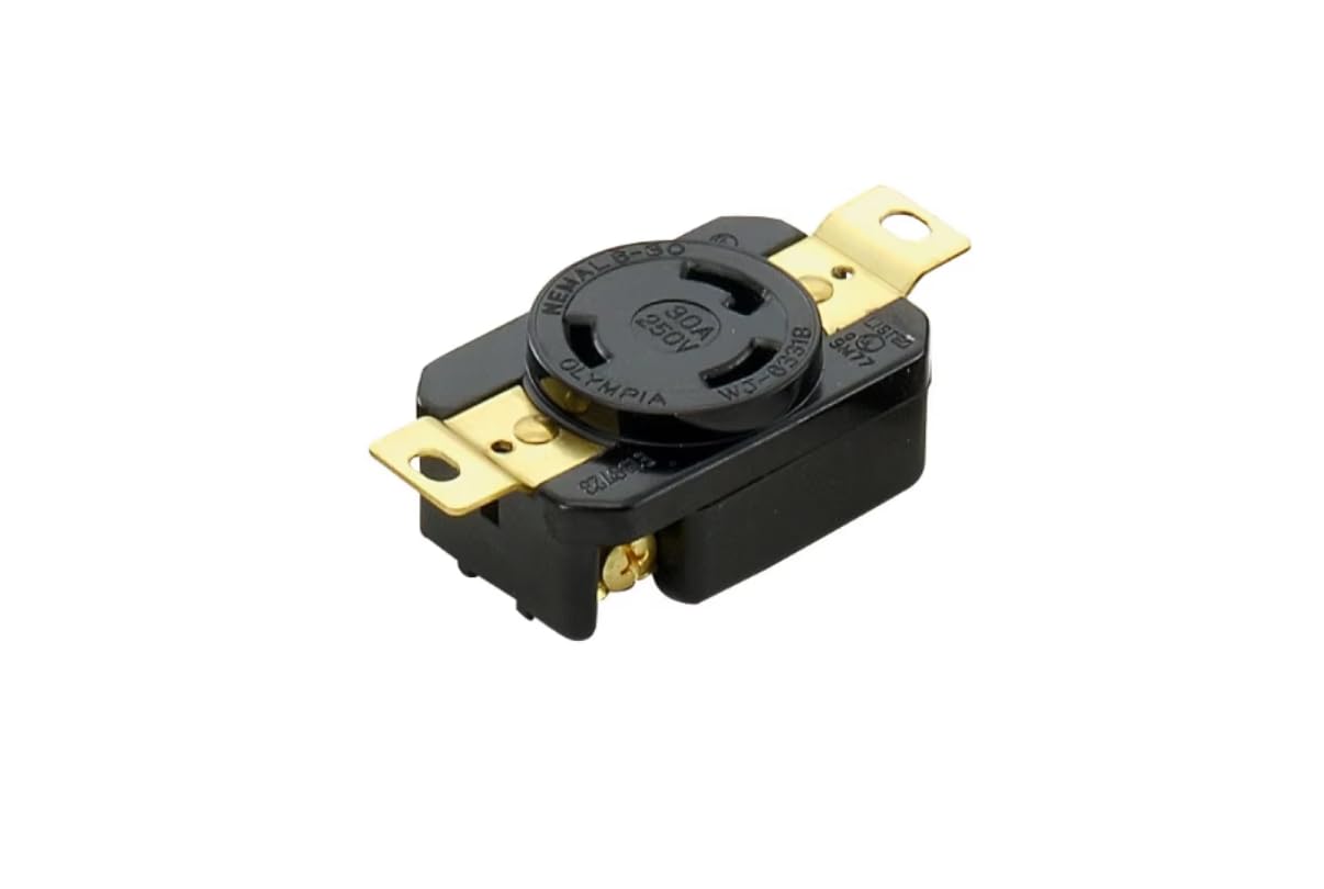 LK6-30P Industrial Plug(20A/125V,30A/250V): High-Power Power Plug, with UL Certification, Suitable for Generator Wiring (LK6332(L6-30P 30A 250V))