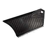 Zxpjkyu Surfboard Comb Jagged Edges Surfing Board Cleaner Tool Portable Black
