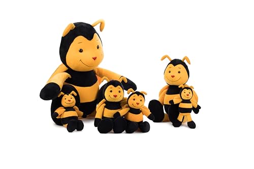 Plüsch Biene „Bine“ – Schaffer 4357 - Kuscheltier Biene - weich & flauschig - Stofftier für Babys & Kinder ab 0 Jahren – Waschbar - Größe M - 26 cm - gelb-schwarz