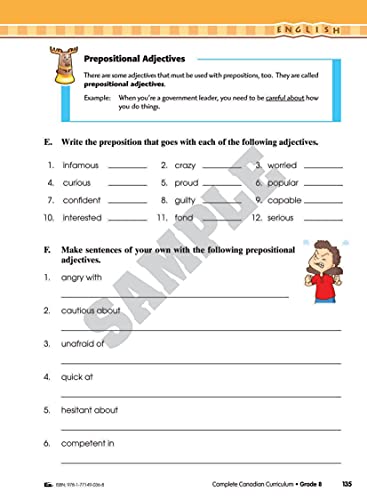 Complete Canadian Curriculum 8 (Revised & Updated): A Grade 8 integrated workbook covering Math, English, History, Geography, and Science - Image 6