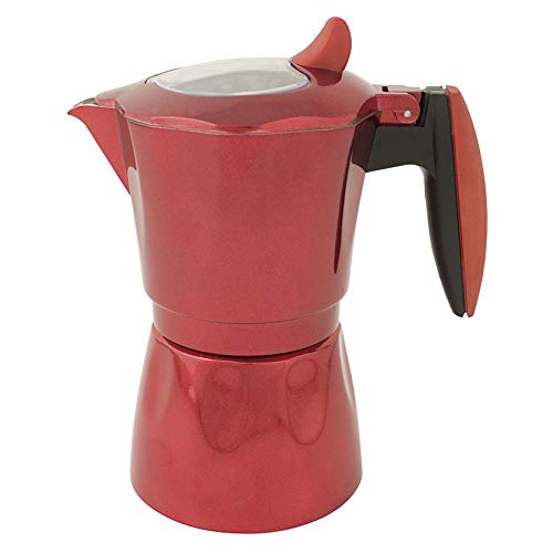 Cafetera Al. Induccion Habitex Roja 6 Tz En Oferta Habitex Cafetera Al. Induccion Roja 6 Tz