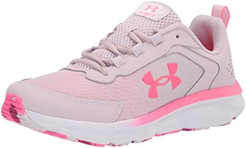 Under Armour Girls' Big Kid Grade School Assert 9 , Cool Pink (600)/Cerise , 6