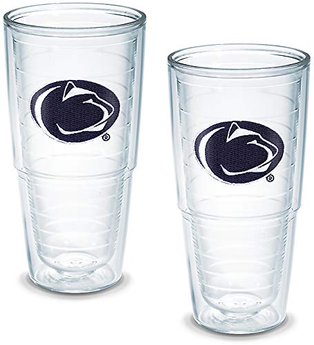 Tervis Made In Usa Double Walled Penn State University Nittany Lions Insulated Tumbler Cup Keeps Drinks Cold & Hot, 24Oz 2Pk, Primary Logo #TOP18