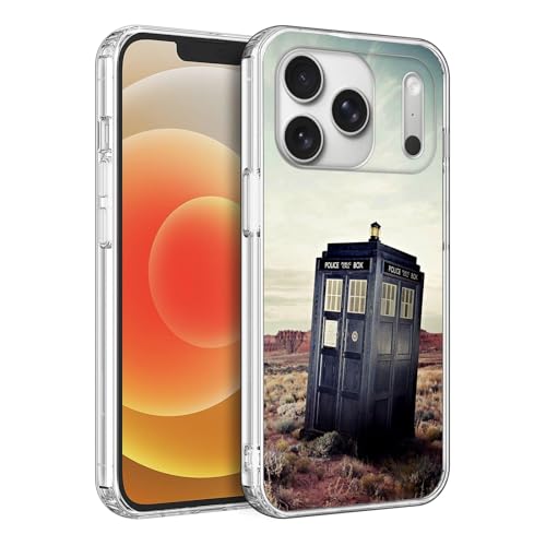 Coque iPhone 17 Pro science-fiction médecin qui en TPU souple transparent