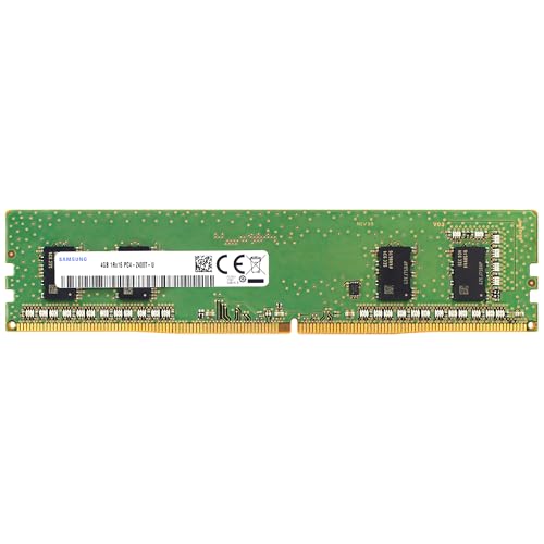 Samsung 4GB 2400MHz DDR4 RAM module โ Samsung 4GB DDR4 2400MHz PC4-19200 (PC4-2400T) CL17 UDIMM 1Rx16 Single Rank 1.2V Non-ECC DIMM 288-Pin Desktop PC RAM Memory