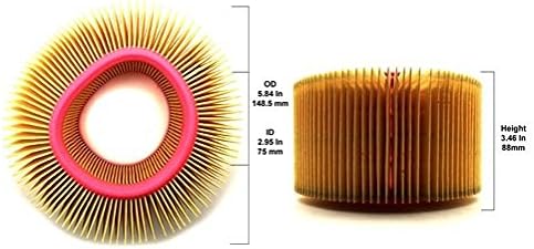 Replacement New Mahle LX578 Air Filter Compatible with BMW R Oilhead Series Motorcycle; 13 71 1 341 528