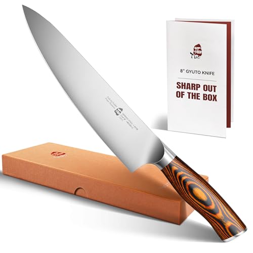 TUO Gyuto Chef Knife, 8 inch Kitchen Cooking Knife for