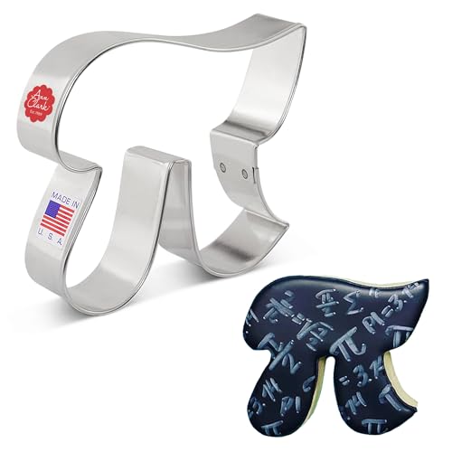 Ann Clark Cookie Cutters Cortador de galletas símbolo Pi por Flour Sugar Butter - 9,5 cm