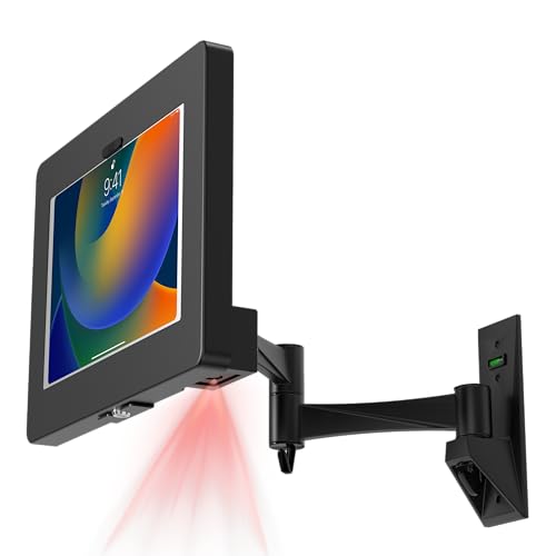 Support mural pour iPad 11 A16 pivotant et ajustable avec lecteur codes-barres intégré