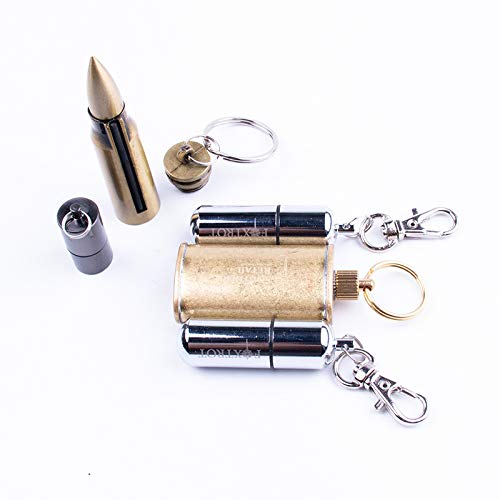 Foxtrot Capsule Lighters With Bullet Reusable Match Striker And Copper Lighter Fluid Canister #TOP5