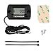 SEARON Hour Meter Tachometer 2 & 4 Stroke Small Engine Spark for Boat Outboard Mercury Motocross Lawn Mower Black