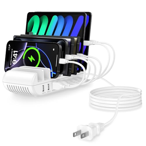 Amazon | ANNIBER USB充電ステーション 8ポート iphone16 卓上充電