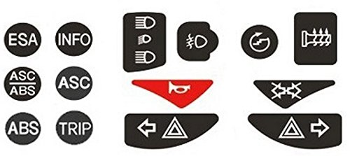 Autocollants interrupteur de commande BMW R1200GS pour préparer votre moto au road-trip