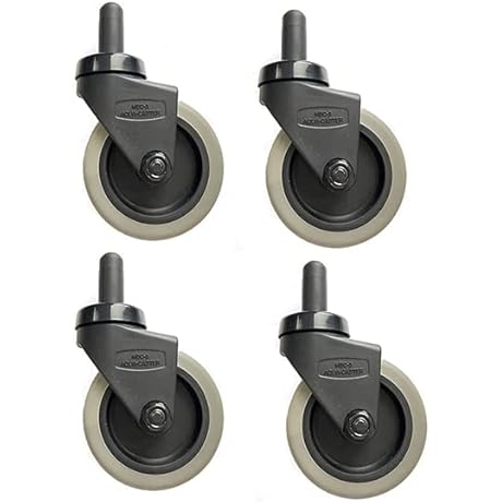 Replacement Adhesive Wheels for Rubbermaid WaveBrake Mop Bucket