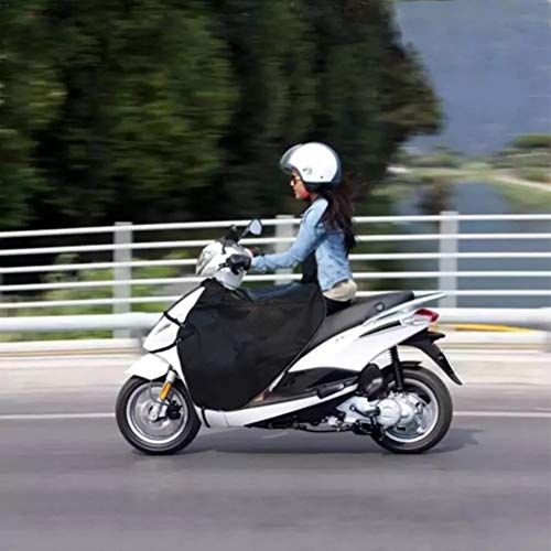 Bagima Universelle Beinabdeckung, Schürzenabdeckung, Rollerschürze, wasserdichte Beinabdeckung, Winddichter Winter, Warmer Beinschutz Elektrorollerautos (Schwarz)