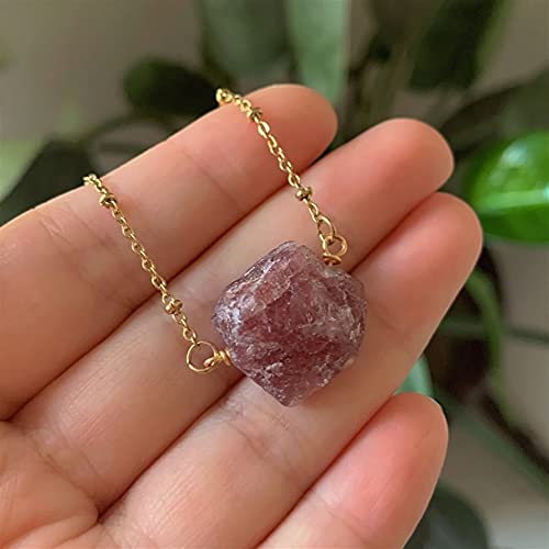 Colliers en Cristal de Roche Id&eacute;e Cadeau Am&eacute;thystes et Quartz