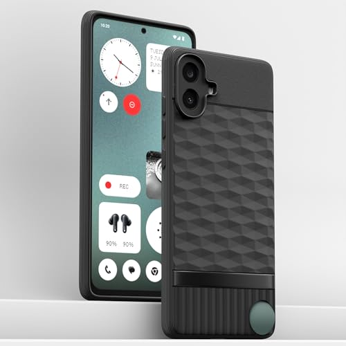 Image of Outlouders Bumper Case for CMF by Nothing Phone 1 5G | Full Camera Protection | TPU Soft Flexible Shockproof Back Cover (Black)