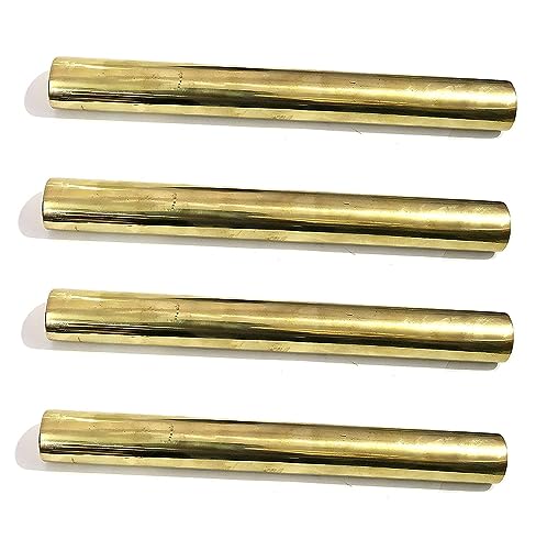 Image of Geopathic Stress Rods /Geopathic Neutralizer Brass Rods for Vastu Length 8 Inch Approx Removes Out The Negative Effects and Helps in Improving 4 Pieces