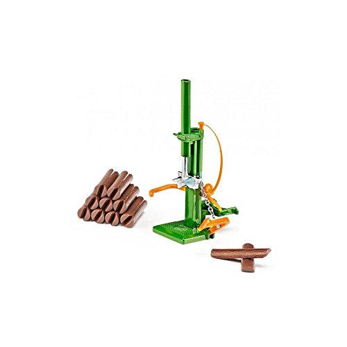 siku 2468, Fendeuse à Bois, 1:32, Métal/plastique, Vert, 10 troncs d'arbre en plastique inclus