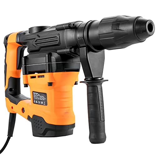 Image of VEVOR 1-9 /16 Inch SDS-Max Rotary Hammer Drill, 13Amp Corded Drills, Heavy Duty Chipping Hammers w /Vibration Control & Safety Clutch, Electric Demolition Hammers Variable Speed, Power Tool For Concrete