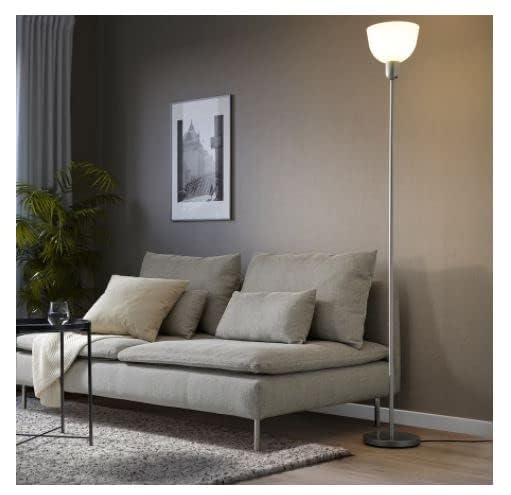 Ikea Hektogram Silver-Colour/White (Floor uplighter) : Amazon.ae