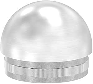 V4A Edelstahl Endkappe - Halbrund Für Rohr ø 42,4mm