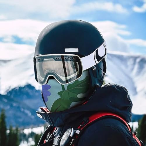 Balaclava para hombre y mujer con estampado de flores, máscara completa para esquí, jardinería y ciclismo miniatura 5