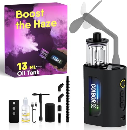 COLBOR CF3 Portable Fog Machine, Mini Handheld Smoke Machine for Photography...